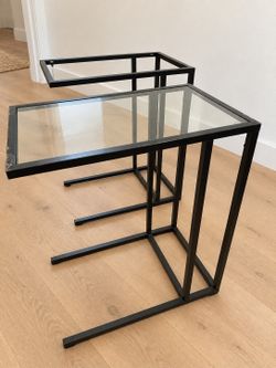 IKEA VITTSJÖ Glass Laptop Stand + Spare Frame