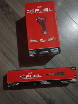 Milwaukee impact and  ratchet