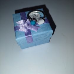 Tourquiose Stackable Ring Size 7