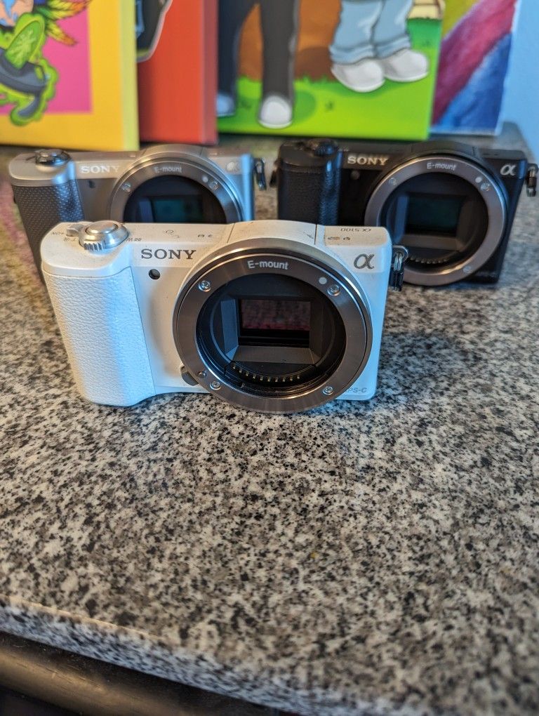 Sony A5100 Digital Camera Body. 24 MP Three Available