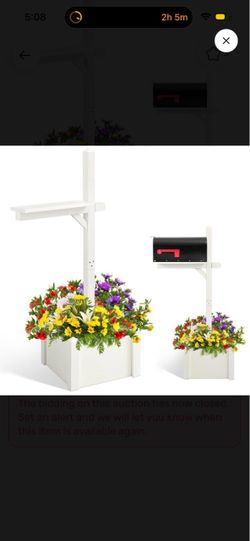 Wooden mailbox post