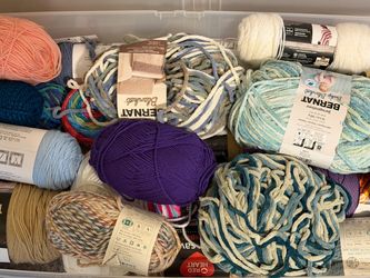 New rolls of yarn
