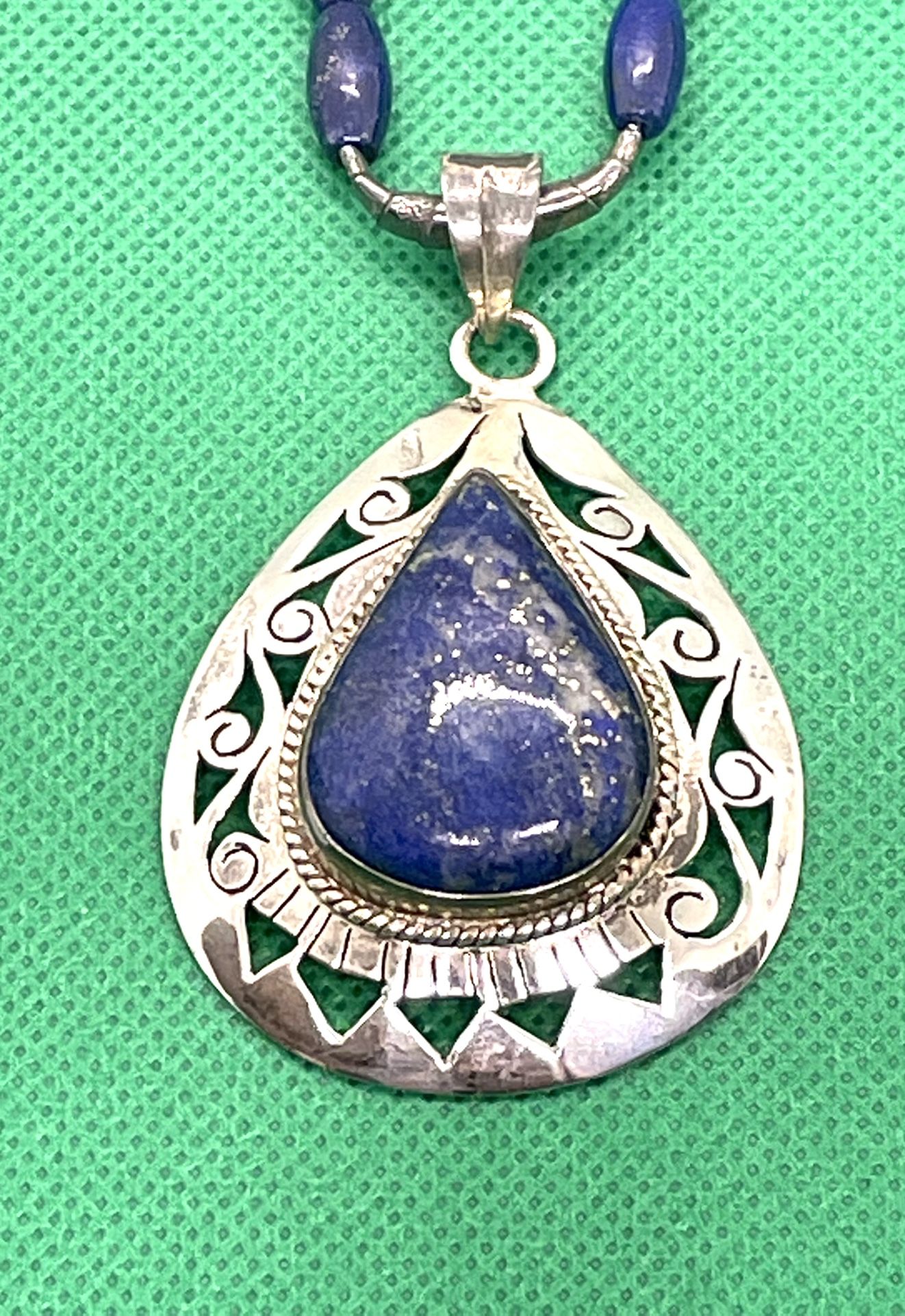 Sterling Lapis Lazuli Necklace