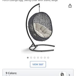 Modway Porch Lounge Egg