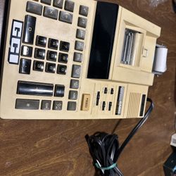 Vintage Calculator Casio DR-1220(tested) 