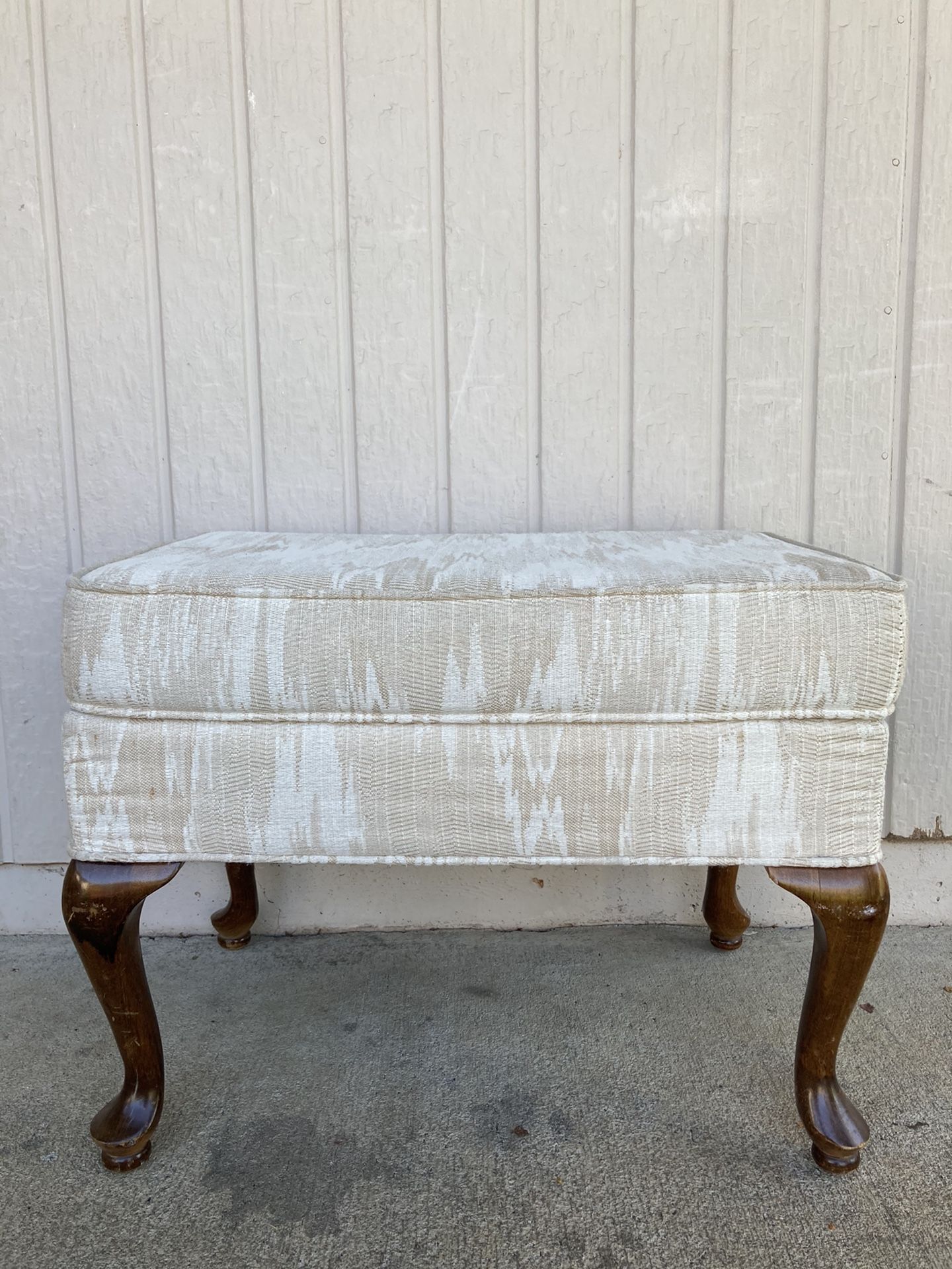 Vintage antique ottoman