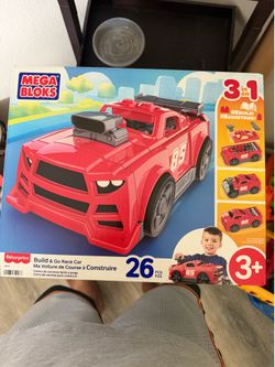 Mega Bloks 3 in 1  Race Car