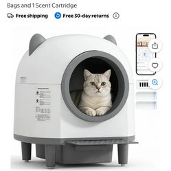 Smart Cat Litter box- tuya smArt cat litter box with cat ears