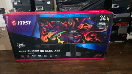 MSI MPG 341CQR QD-OLED X36 34" Gaming Monitor