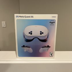 Meta 3s Quest VR Player Gaming Headset 128GB warranty 