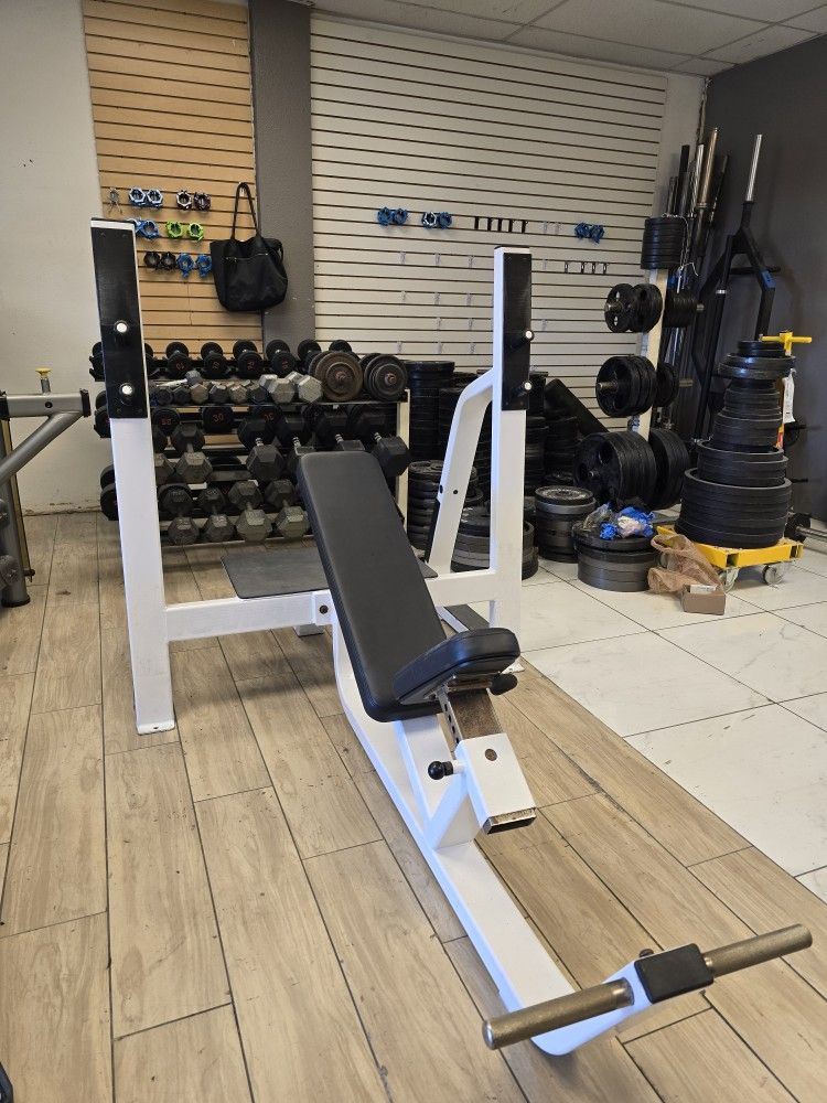 Icarian Incline Commercial Grade Bench Press Gym Equipment Exercise Fitness Weight