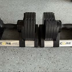 Core Home Fitness Adjustable Dumbbells