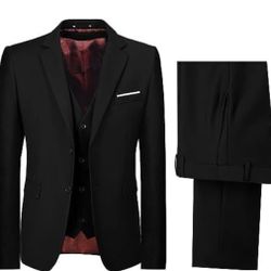 Boys' Suits Formal Tuxedo Slim Fit Boys Suit Set for Wedding Outfit Teen Boy Dress Clothes 20Y
