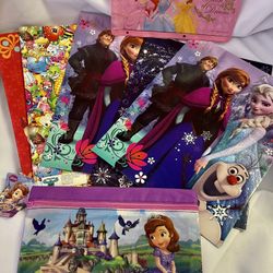 Folders & 2 Pencil Pouches 