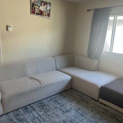 Customized Sofa With Ottoman 