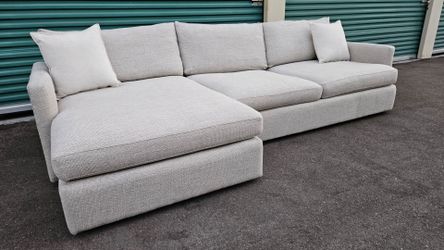 FREE DELIVERY!!! Crate & Barrel "Lounge Deep" 2pc Sectional Couch ($4K Retail...65% OFF!!!)