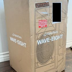 Alpha Theta Wave-Eight, 8-Inch Portable DJ Speaker with Sonic Link - Brand NEW - Black