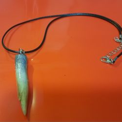 Rooster spur necklace,  charm