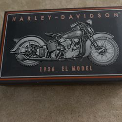 Harley Davidson Match Tin