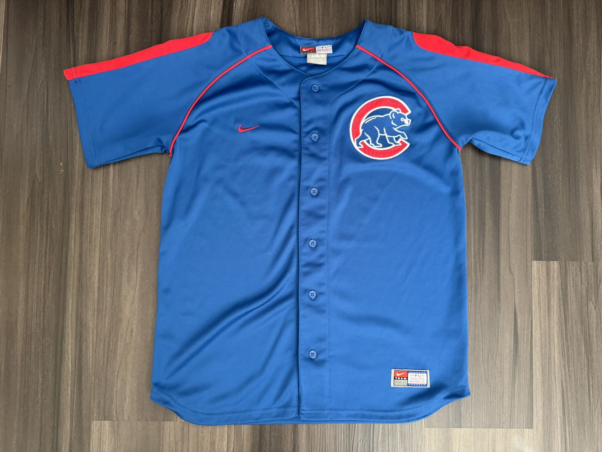 Nike Team Genuine Merchandise Derrek Lee #25 Chicago Cubs Jersey Youth L 16/18