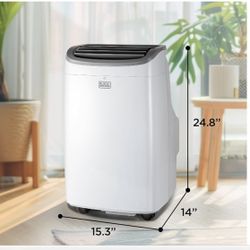 BLACK+DECKER 8,000 BTU Portable Air Conditioner for Rooms up to 350 Sq.  