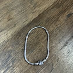 Pandora Barrel Clasp Snake Chain Bracelet
