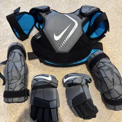 Youth Nike Lacrosse Protective Gear Set