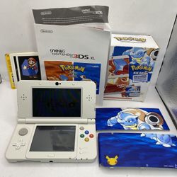 Nintendo New 3DS Pokemon 20th Anniversary Edition BOTH PLATES CIB in BOX Manuals