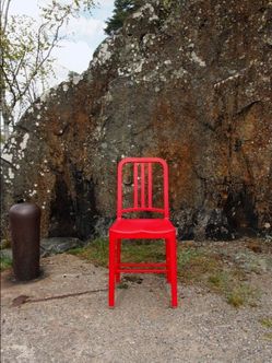 Authentic Emeco 111 Navy Chair - Coca-Cola Red (Eco-Friendly / Outdoor Approved)
 Retails new for around $490+