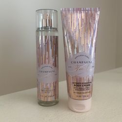 🥂 Champagne Toast Ultimate Hydration Body Cream & Fine Fragrance Mist set for $20