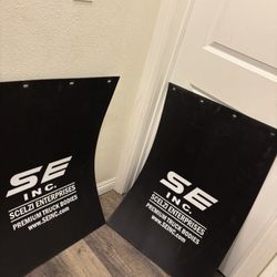 2 New Truck Body Mud Flaps