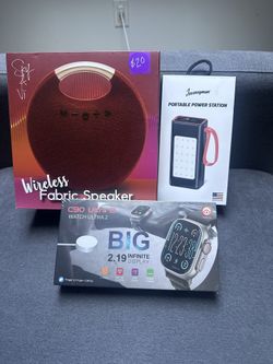 Technology Package (Smart Watch, Speaker, Portable Charger)