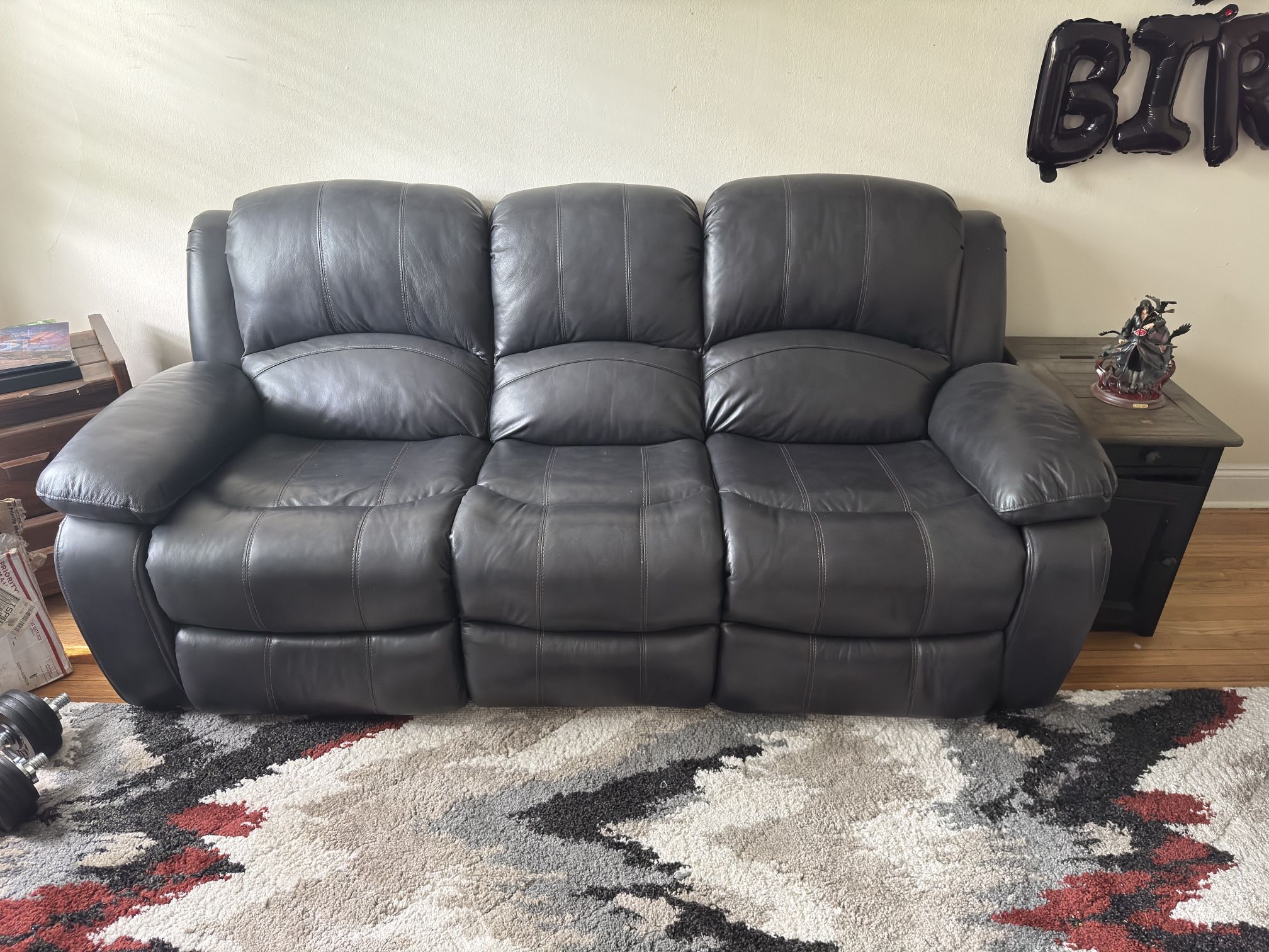 3 Seat Power Recliner W/ Usb Outlets