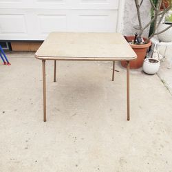 Folding Card Table 
