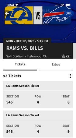 Rams vs Bills