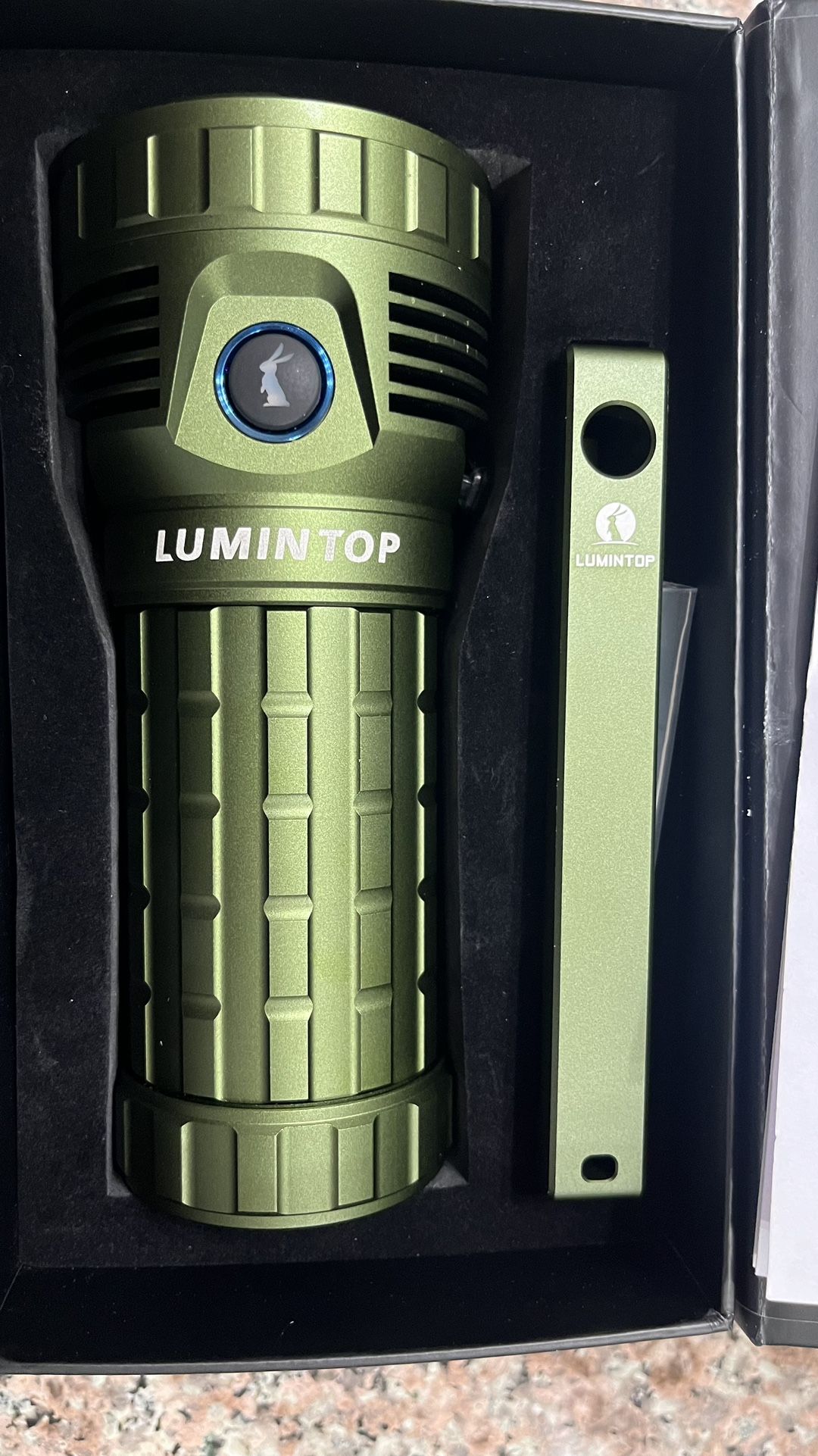 Lumintop Mach 4695 26,000 High Lumen LED Flashlight Power Bank Search Light Fan Cooling Technology