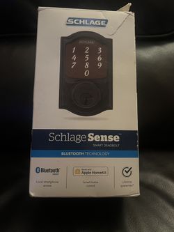 Schlage Sense Smart Deadbolt Camelot Trim 