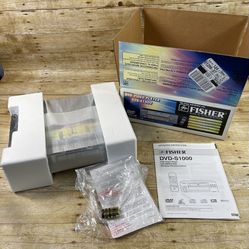 Fisher DVD Video Player DVD-S1000 - NEW OPEN BOX - Read