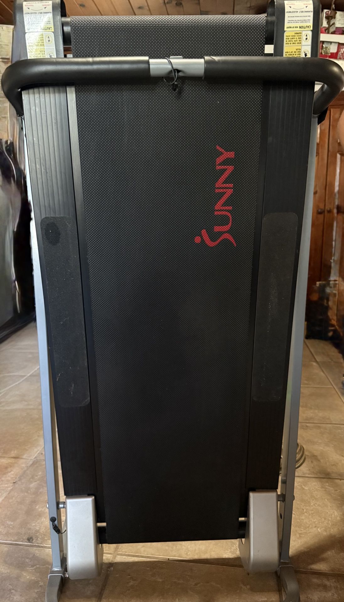 Sunny Compact Foldable Manual Treadmill