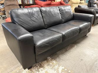 IKEA Skogaby Black 3 Seat Sofa