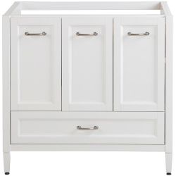 Home Decorators Collection Claxby 36 in. W x 34 in. H x 21 in. D Bath Vanity Cabinet Only in White