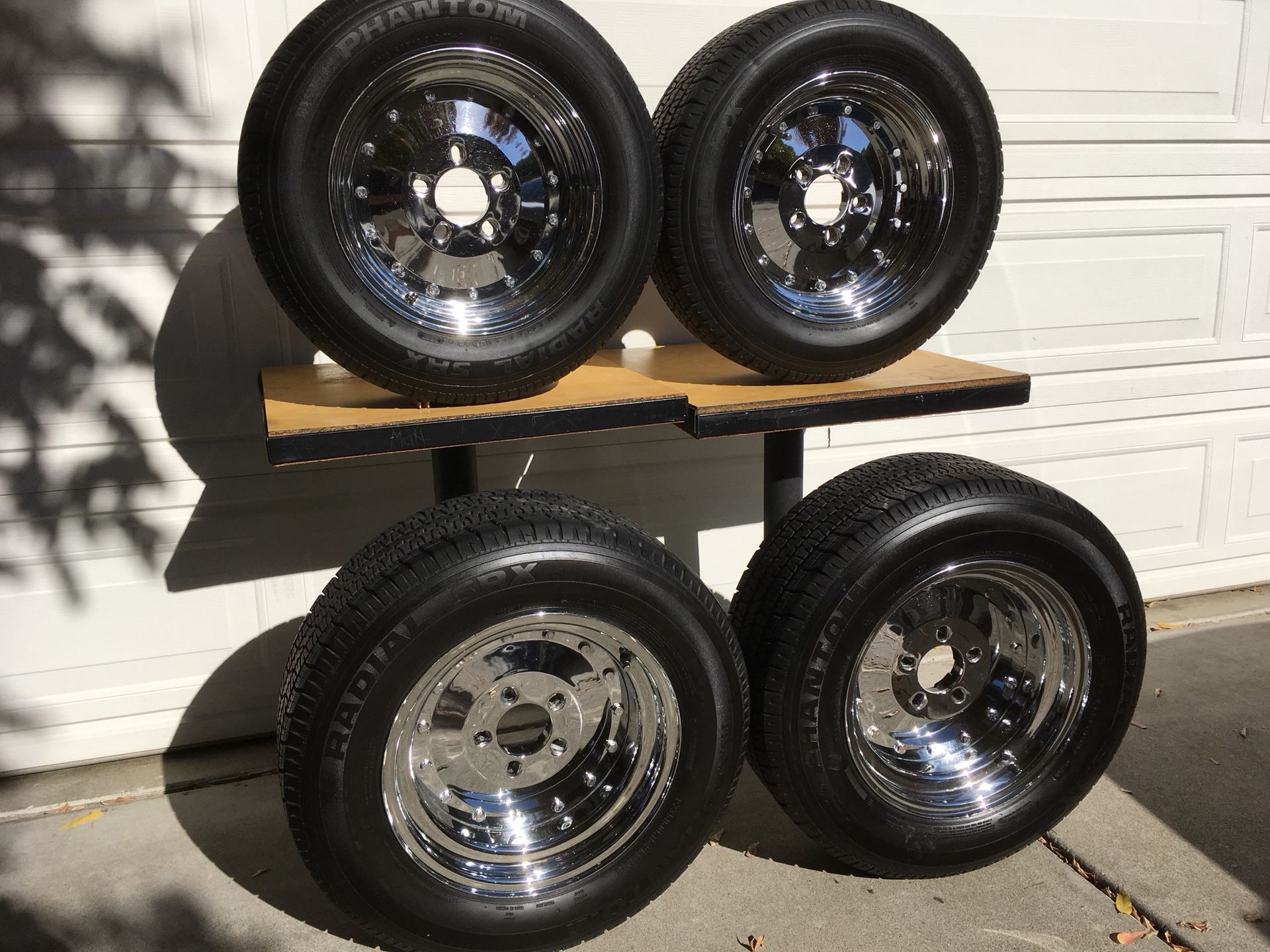 Cragar sst wheels 5 lug staggered dish rims Chevy mopar Ford etc. for