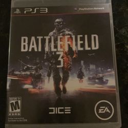 PS3 Battlefield 3 Game