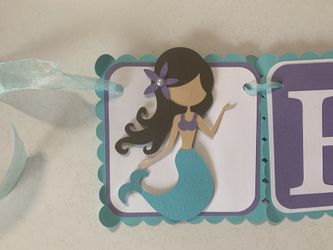 Happy Birthday Banner- Mermaid