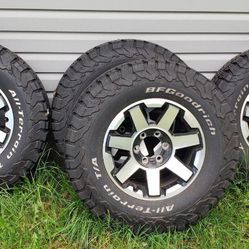 2021 Toyota 4Runner Tires And Wheels 275/70R17 