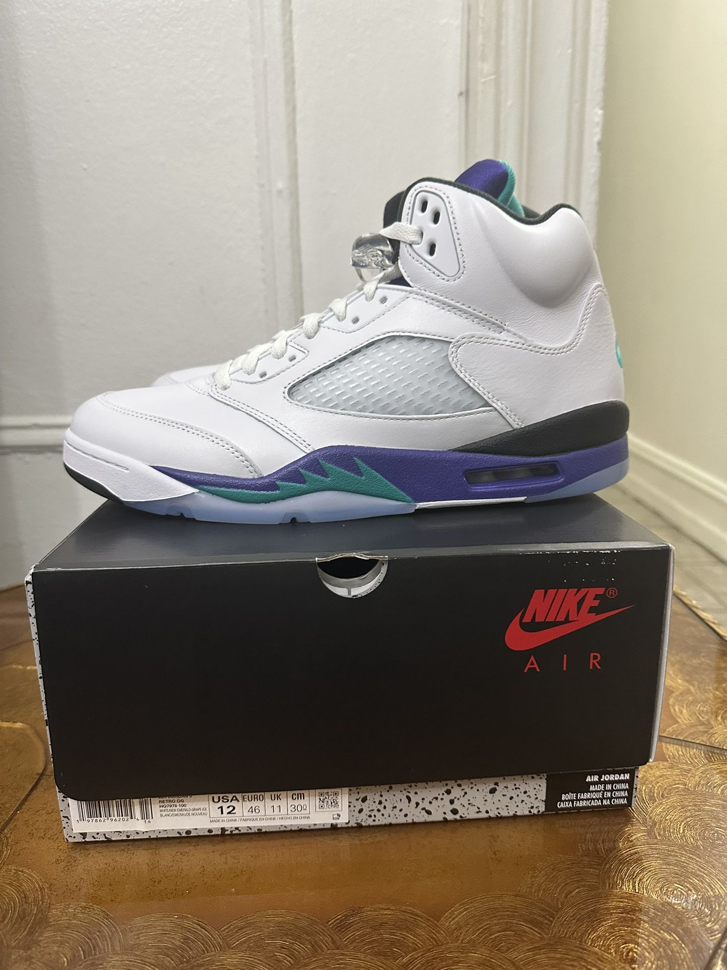 Air Jordan 5 - Grape - Size 12