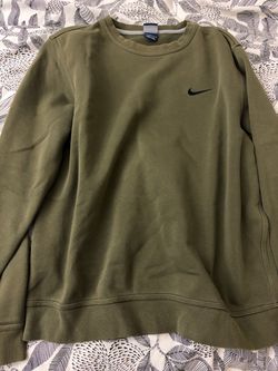 Nike olive sweatshirt
