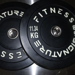 Signature Fitness 25 Pound Weight Plates (Set Of 2)
