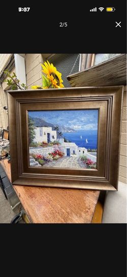 36 by 32 Beautiful oil on canvas signed