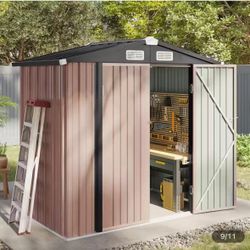[brand New] 4x6 Metal Storage Shed 